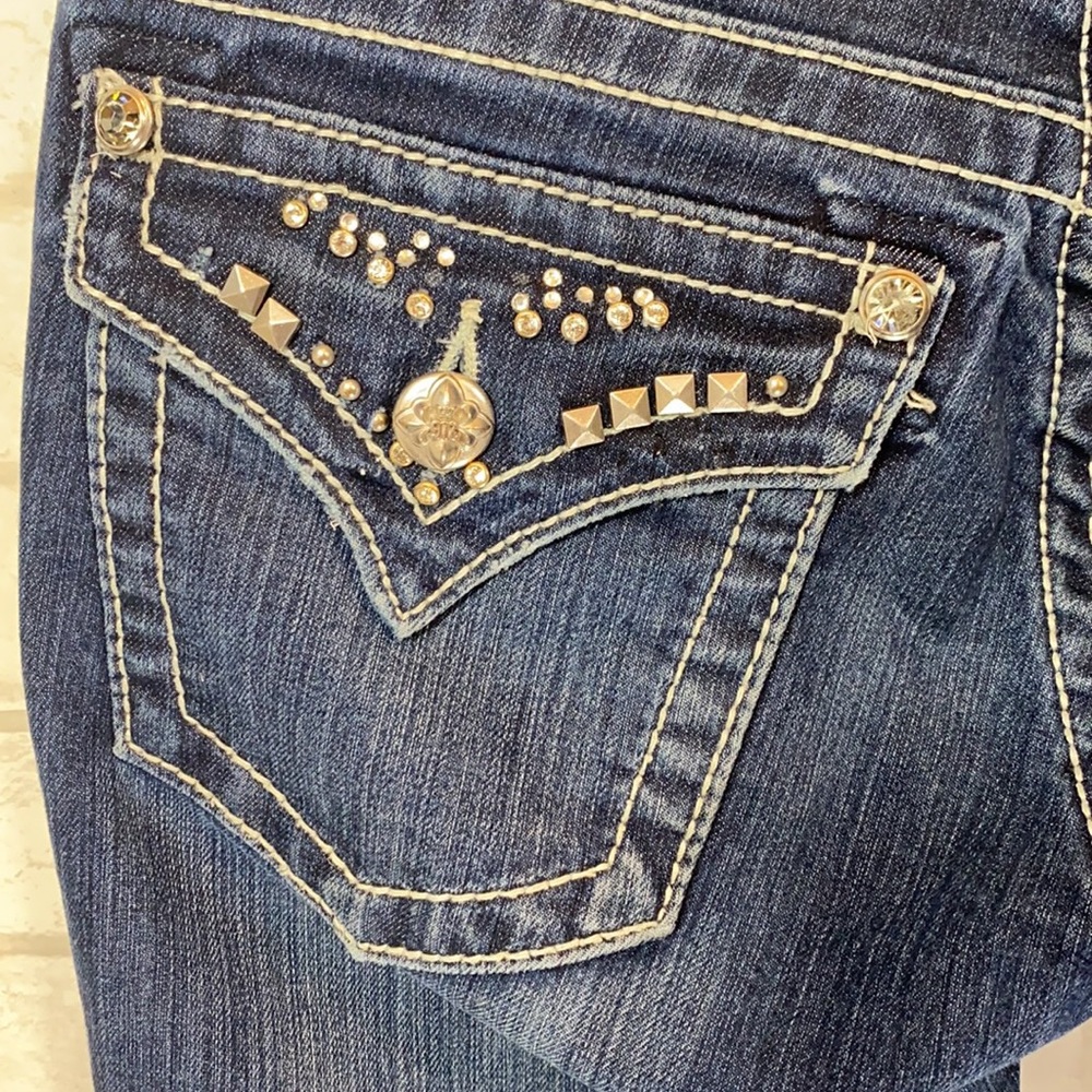 Miss me embellished boot jeans size 27 - Picture 11 of 16